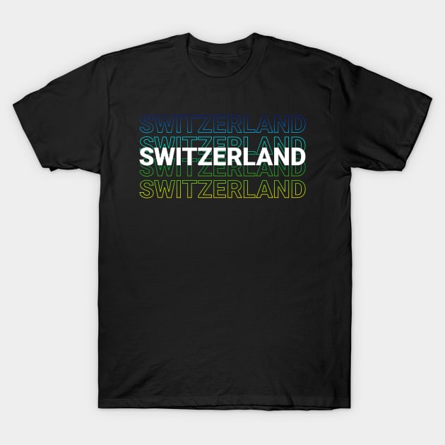 Switzerland - Kinetic Syle T-Shirt by car lovers in usa